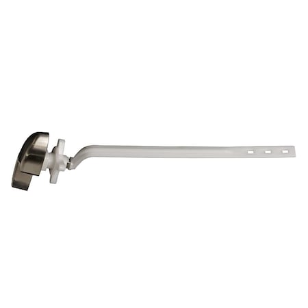 Thrifco Plumbing Kohler Side Mount Toilet Tank Trip Lever, Satin Nickel 4405751
